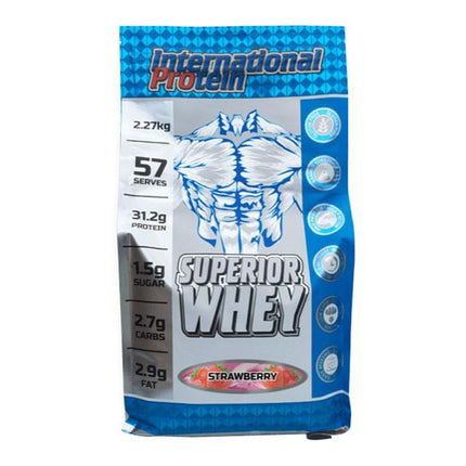 Superior Whey - Strawberry - International Protein | MAK Fitness