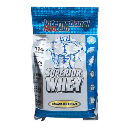 Superior Whey - Banana Ice Cream - International Protein | MAK Fitness