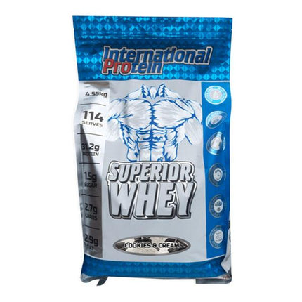 Superior Whey - Cookies & Cream - International Protein | MAK Fitness