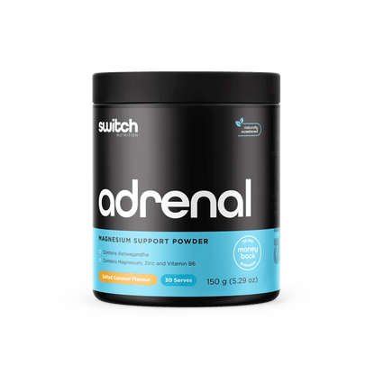 Adrenal Switch Switch Nutrition Sleep supplements 30 Serves Salted Caramel