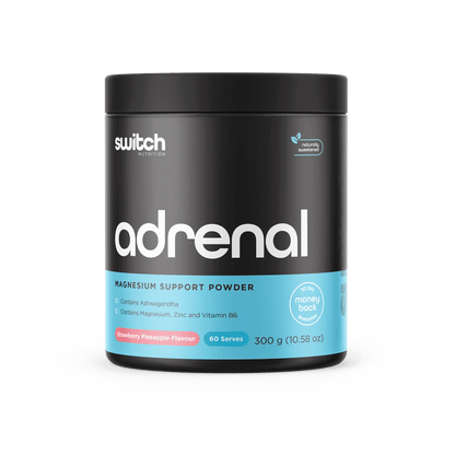 Adrenal Switch Switch Nutrition Sleep supplements 60 Serves Strawberry Pineapple