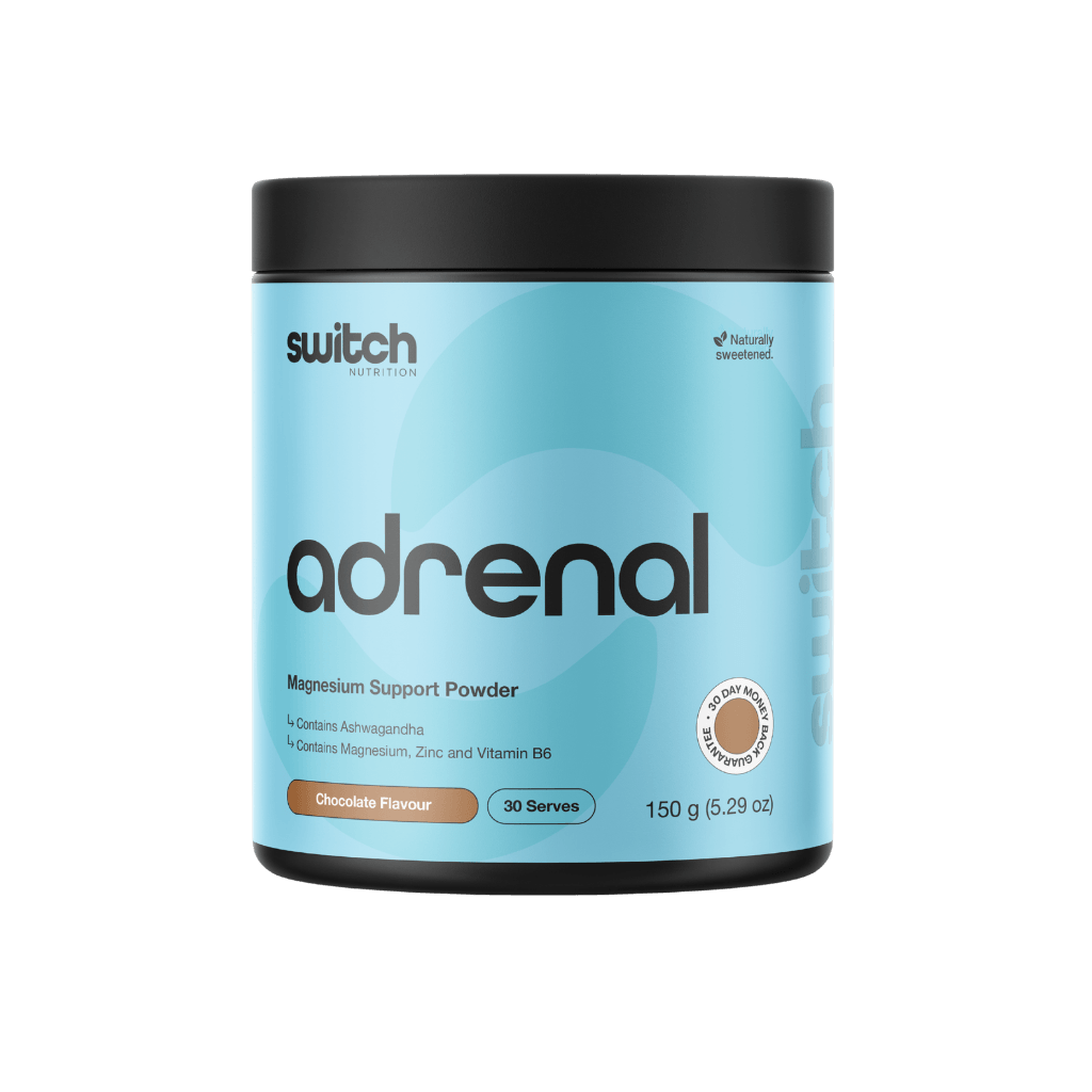 Adrenal Switch & Adrenal Switch Switch Nutrition Sleep supplements 30 Serves Chocolate