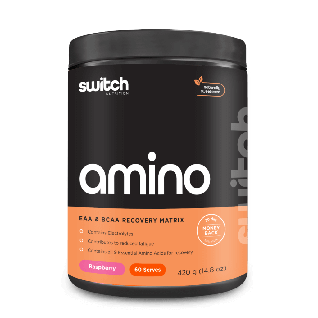 Amino Switch (6) & Amino Switch Switch Nutrition Bcaa supplements 60 Serves Wild Raspberry