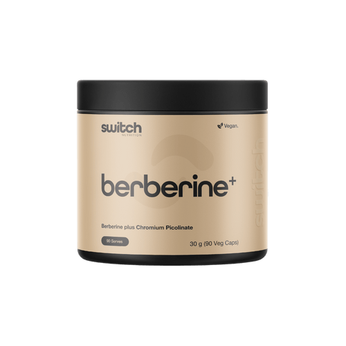 Berberine + Chromium Picolinate Switch Nutrition Cortisol reducing supplements