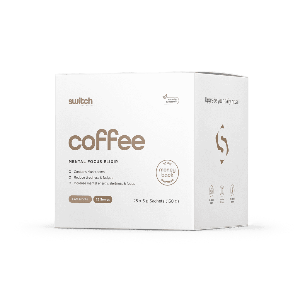 Coffee Switch (1) & Coffee Switch Switch Nutrition Functional foods 25 Serves Cafe Mocha