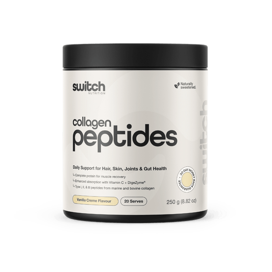 Collagen Switch & Collagen Switch Switch Nutrition Collagen protein powder 20 Serves Vanilla Creme