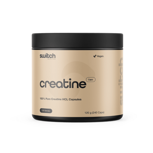 Creatine HCL Capsules Switch Nutrition Creatine hcl supplements