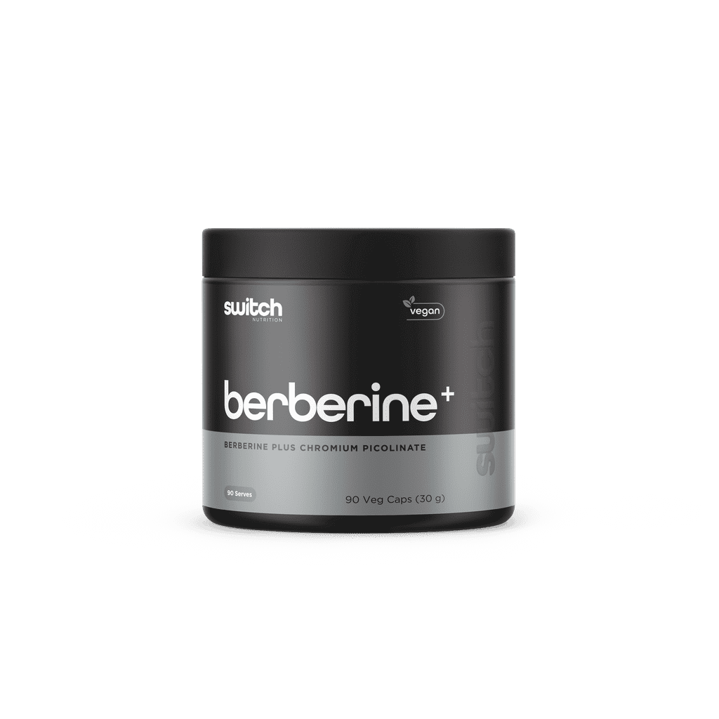 Berberine + Chromium Picolinate Switch Nutrition Cortisol reducing supplements