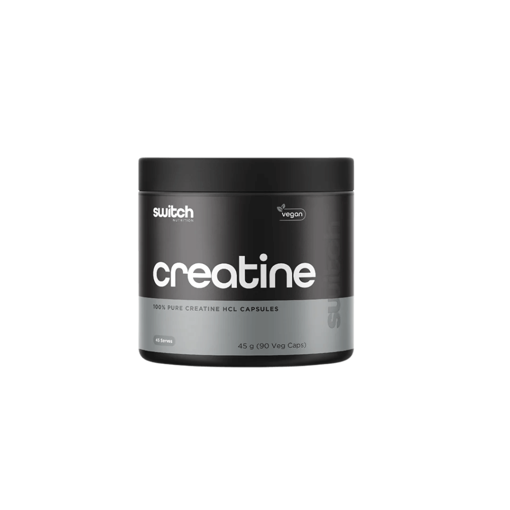 Creatine HCL Capsules Switch Nutrition Creatine hcl supplements