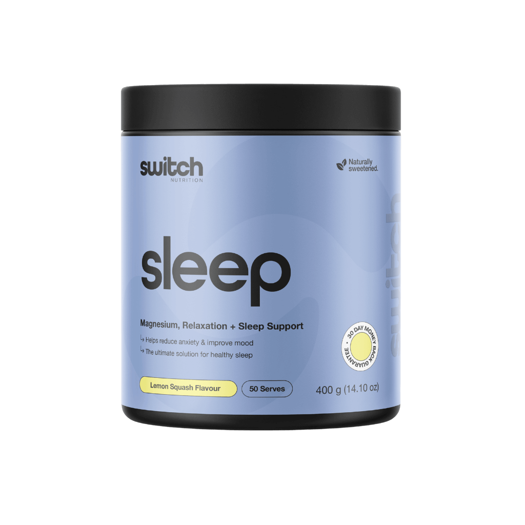 Sleep+ (5) & Sleep+ Switch Nutrition Sleep supplements 50 Serves Lemon Squash