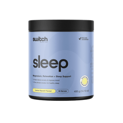 Sleep+ (5) & Sleep+ Switch Nutrition Sleep supplements 50 Serves Lemon Squash