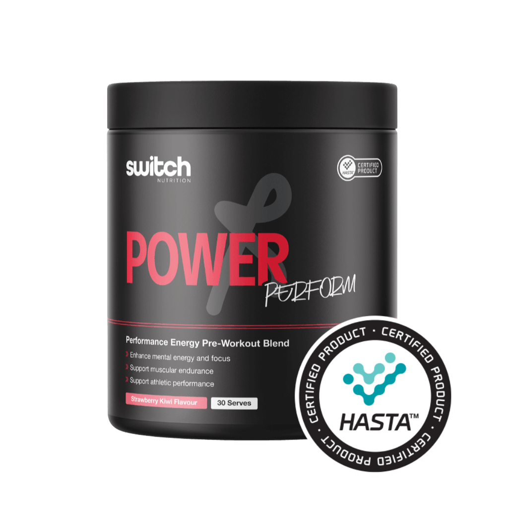 Power Perform Switch Nutrition Medium stimulant pre workout powder