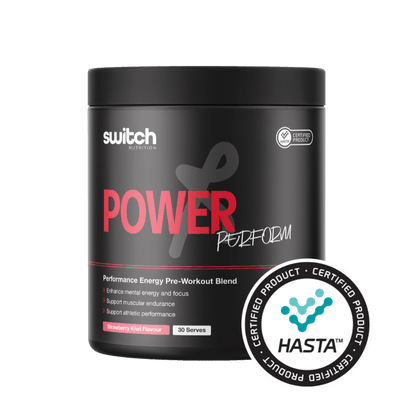 Power Perform Switch Nutrition Medium stimulant pre workout powder