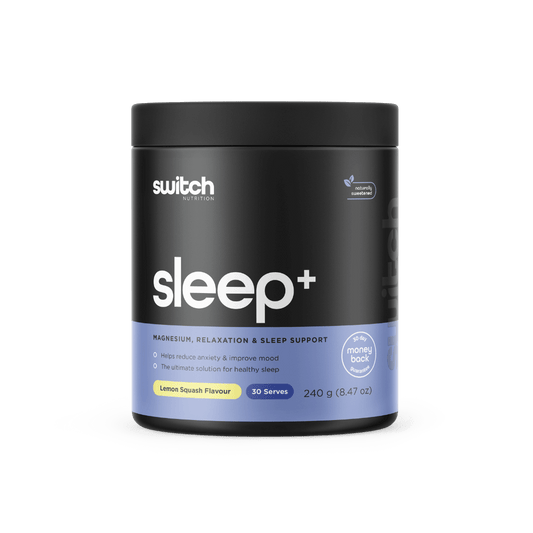 Sleep+ & Sleep+ Switch Nutrition Sleep supplements 30 Serves Lemon Squash