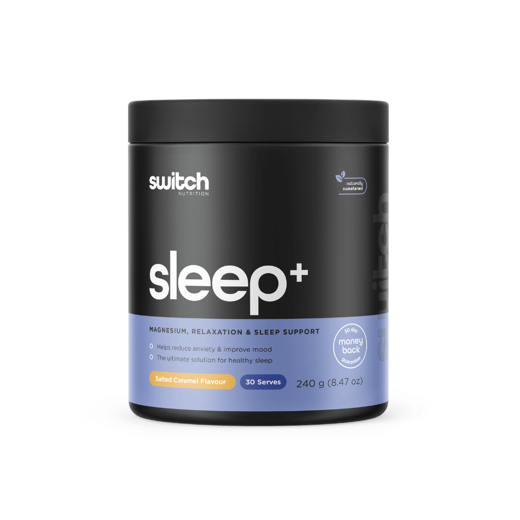 Sleep+ (1) & Sleep+ Switch Nutrition Sleep supplements 30 Serves Salted Caramel