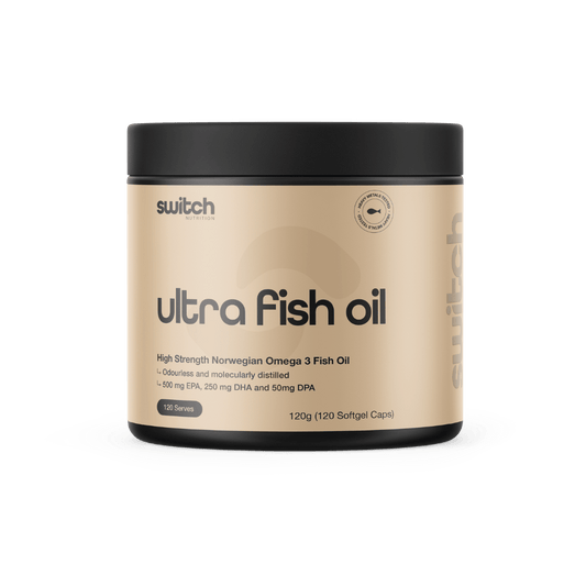 Ultra Fish Oil & Ultra Fish Oil Switch Nutrition Omega 3 supplements 120 Capsules