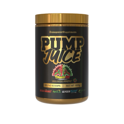 Pump Juice Transparent Supplements Pump pre workout supplements 40 Serves Strawberry Kiwi Fusion