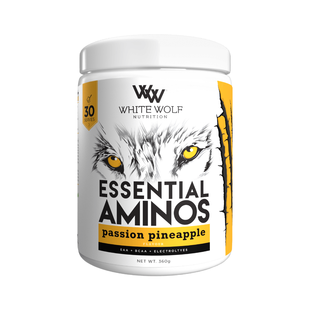 Vegan Essential Aminos White Wolf White wolf essential aminos 30 Serves Passion Pineapple