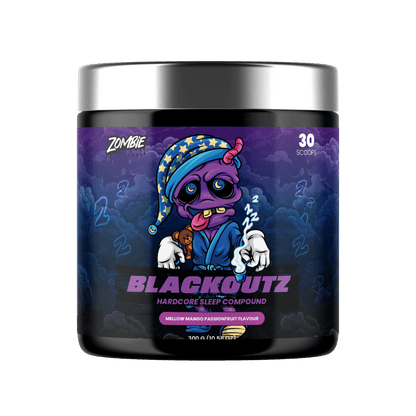 Blackoutz & Blackoutz Zombie Labs Sleep supplements 30 Serves Mango Passionfruit