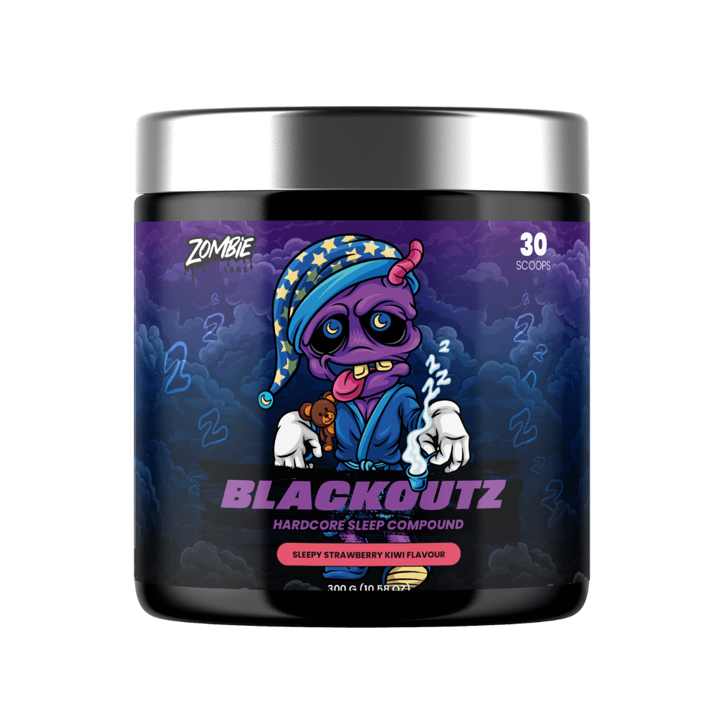 Blackoutz (1) & Blackoutz Zombie Labs Sleep supplements 30 Serves Strawberry Kiwi