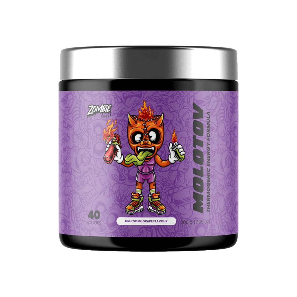 Molotov & Molotov Zombie Labs High stimulant weight loss supplements 40 Serves Gruesome Grape