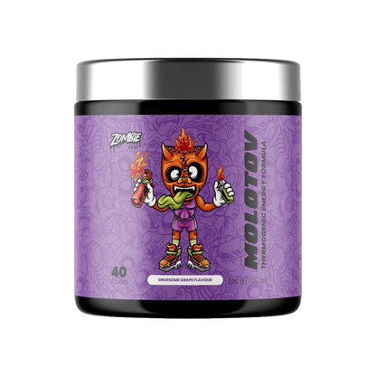 Molotov & Molotov Zombie Labs High stimulant weight loss supplements 40 Serves Gruesome Grape