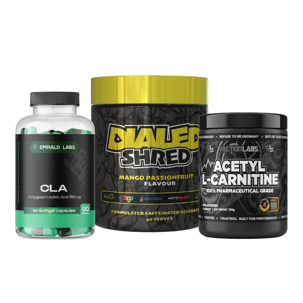 Bundle Hero - Emrald CLA Dialed Shred Faction Labs Acetyl L-Carnitine