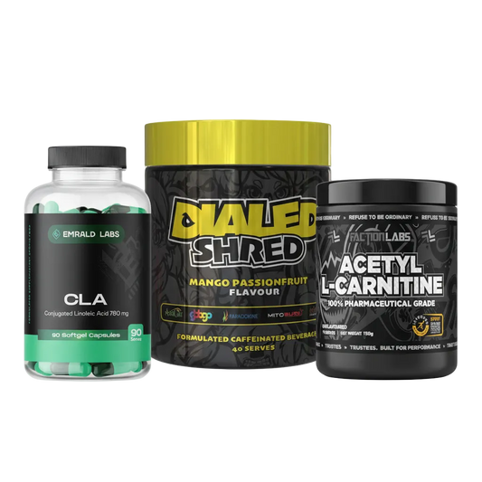 Bundle Hero - Emrald CLA Dialed Shred Faction Labs Acetyl L-Carnitine