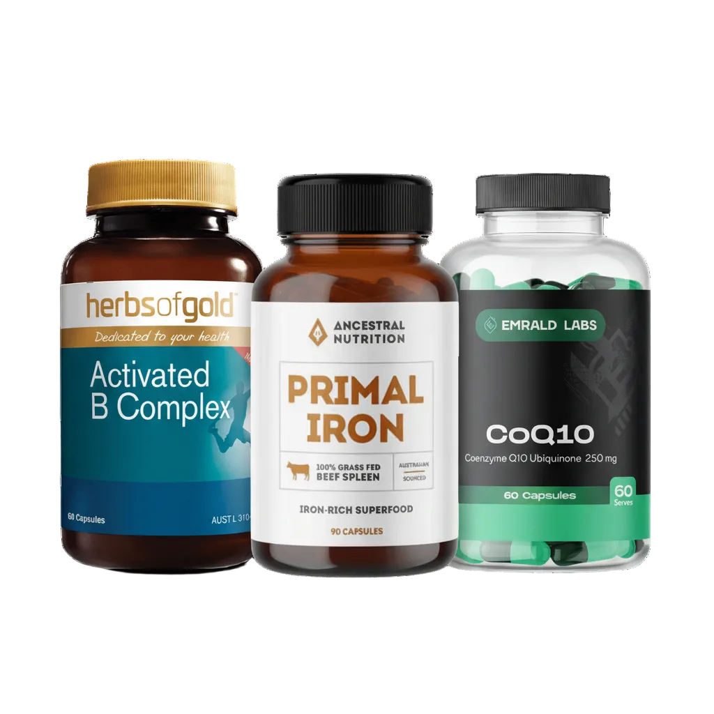 Bundle Hero - Herbs of Gold Primal Iron Emrald CoQ10