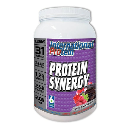 Protein Synergy - Choc Raspberry - International Protein | MAK Fitness