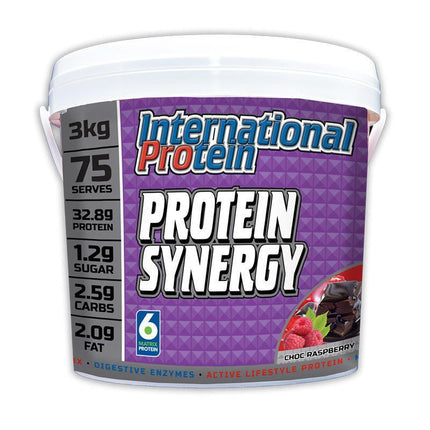 Protein Synergy - Choc Raspberry - International Protein | MAK Fitness