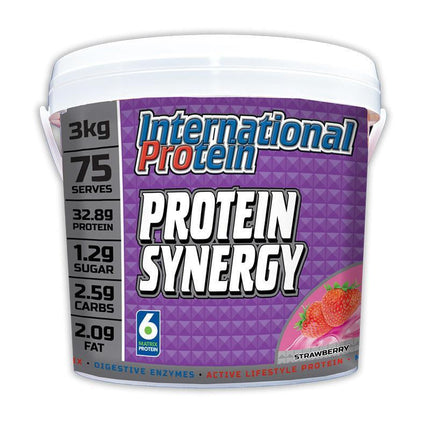 Protein Synergy - Strawberry - International Protein | MAK Fitness